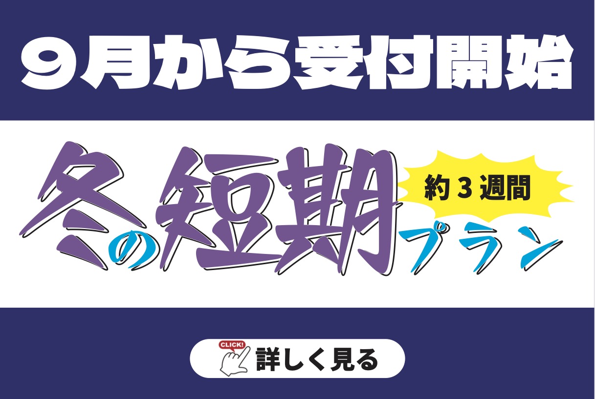 冬短期プラン